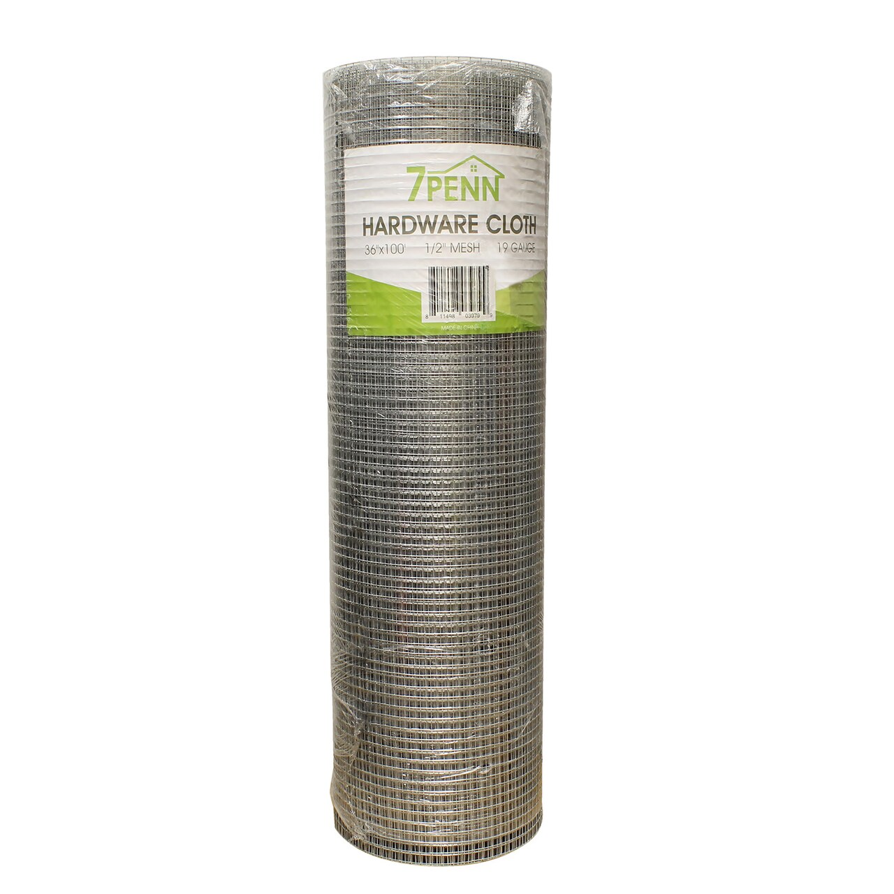 7Penn 19 Gauge Hardware Cloth 1/2in Mesh - 36in x 100ft Chicken Wire Mesh Roll